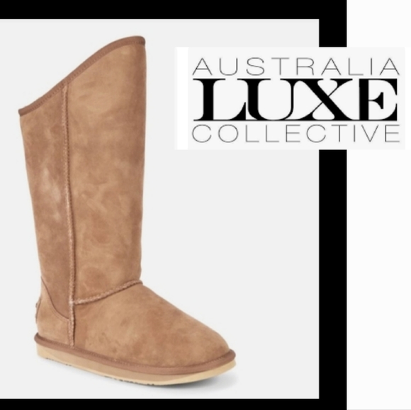 Australia Luxe Cosy TallSheepskin Boot Tobacco